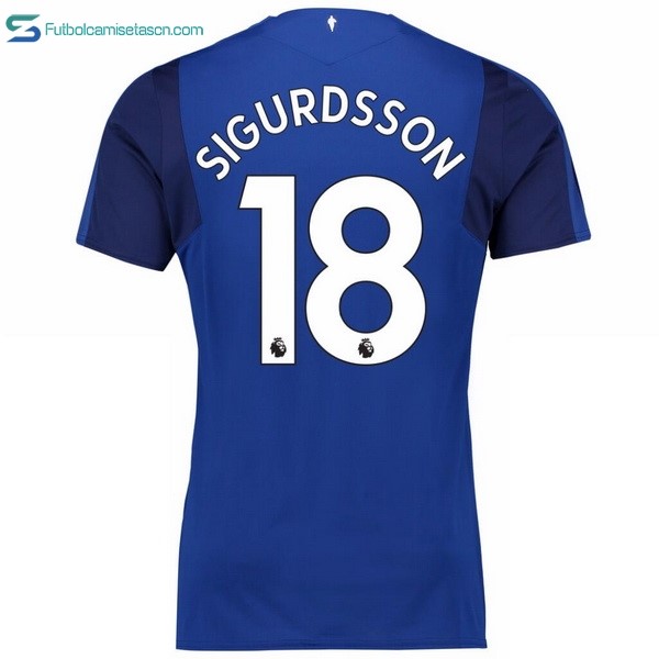 Camiseta Everton 1ª Sigurdsson 2017/18